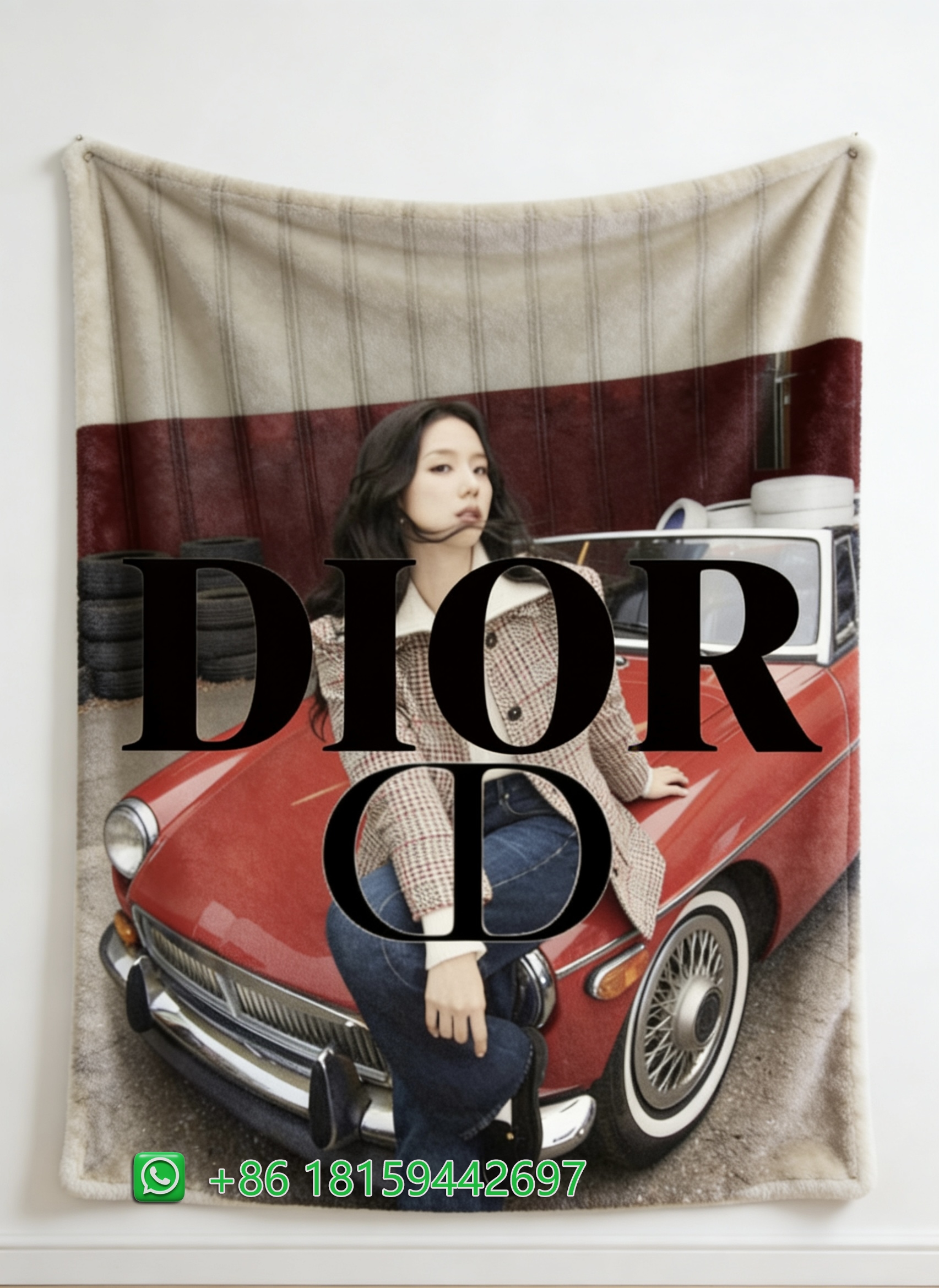 Dior Throw Blankets